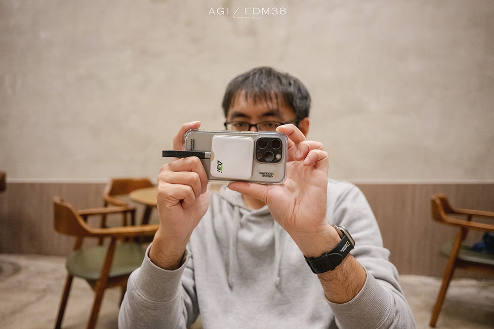 3C 開箱 | AGi EDM38 | 磁吸式 Type-C 外接式 SSD,iPhone 15 Pro 高畫質錄影沒煩惱! - 第7張圖